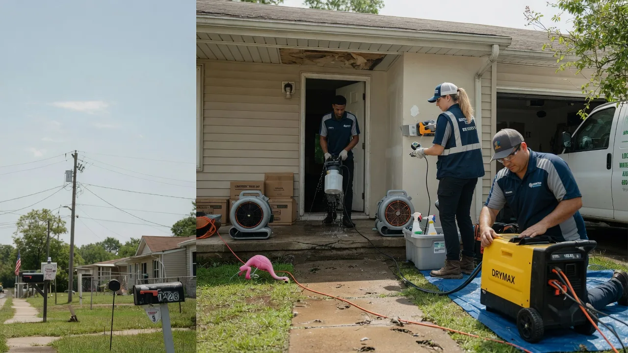 Storm Damage Water Removal in Coulterville, IL near me